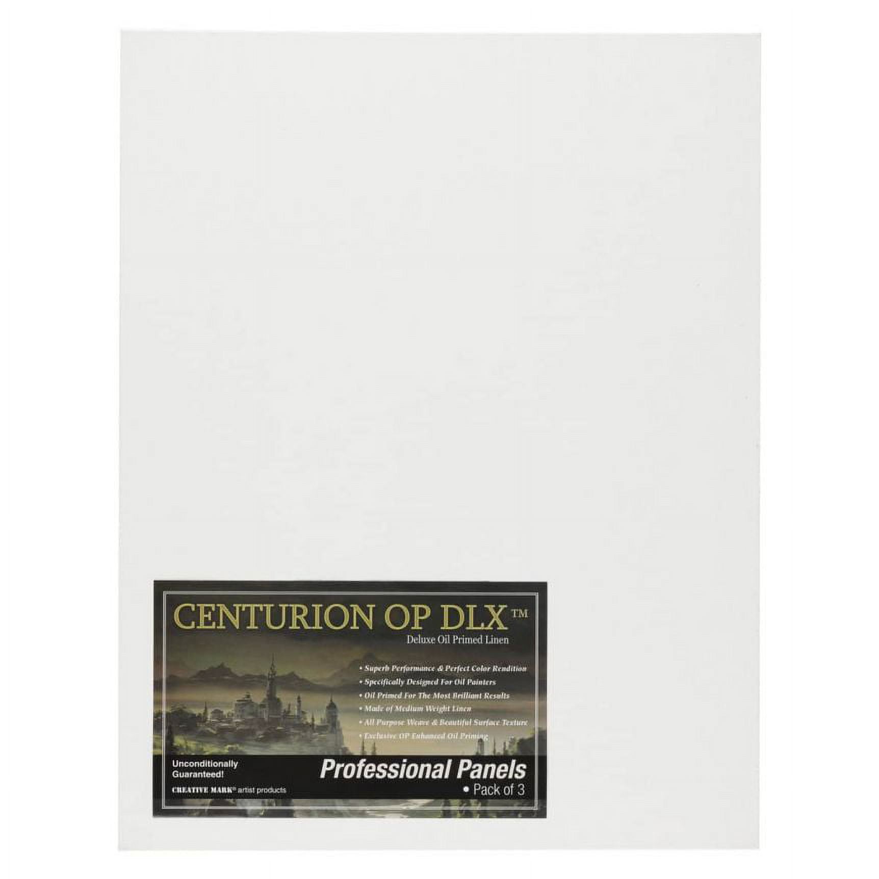 Centurion Deluxe Professional Oil Primed Linen Canvas Panels - 24x36 ...