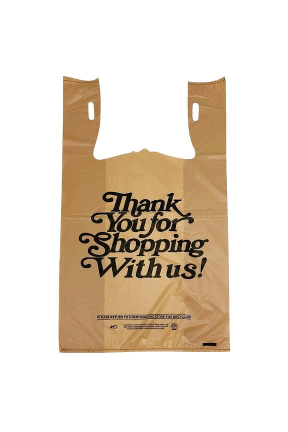 Heavy-Duty Plastic T-Shirt Bag (600-Pack) 7151121