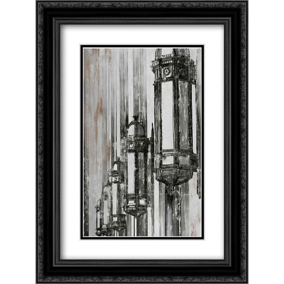 Centurion II 2x Matted 18x24 Black Ornate Framed Art Print by PI Studio