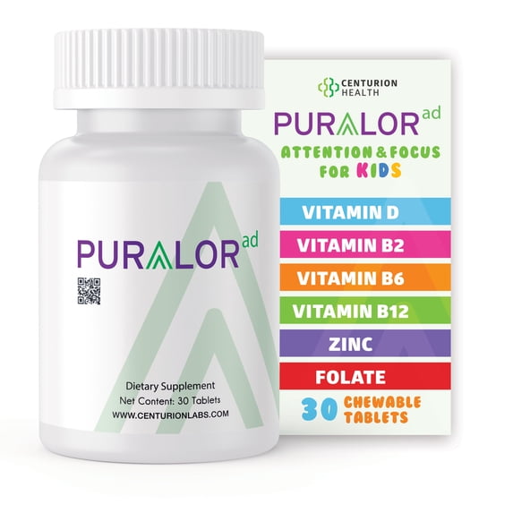 Centurion Puralor AD, Focus and Attention Supplement for Kids