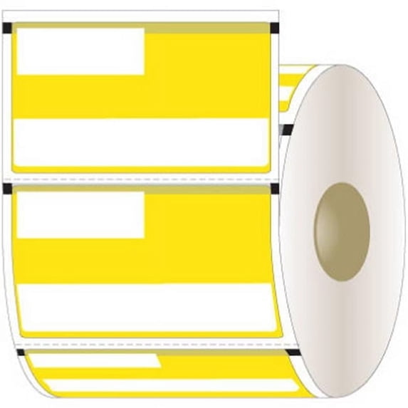 Centurion Z TV-W 2 x 2.5 in. White Permanent Adhesive Zebra Ql 220 ...