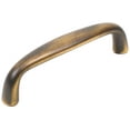 thumbnail image 1 of Century Hardware Plymouth Collection 3" C-to-C Solid Brass Pull - Weathered Brass, 1 of 7