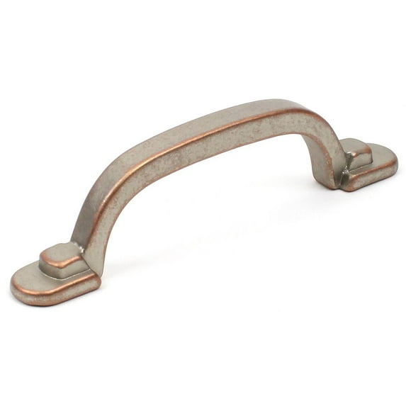 Century Hardware Yukon Collection 3" C-to-C Solid Brass Pull - Weathered Nickel/Copper