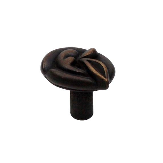Tuscana - Premium Solid Brass, Knob, 1-1/4" dia. Weathered Brass