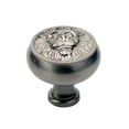 thumbnail image 1 of Roman - Premium Solid Brass, Lion Head Knob, 1-1/2" dia. Matte Satin Nickel, 1 of 6