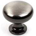 thumbnail image 1 of Lisbon - Zinc Die Cast, Knob, 1-3/16" dia. Brushed Black Nickel, 1 of 5