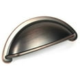 thumbnail image 1 of Century 21843 Lisbon 3" Center To Center Cup Cabinet Pull, 1 of 6