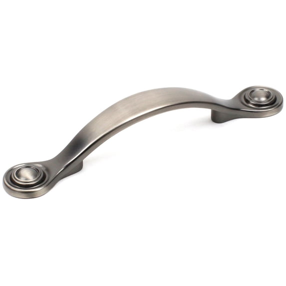 Baroque - Zinc Die Cast, 3" cc Pull, Antique Pewter