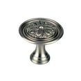thumbnail image 1 of Iris - Zinc Die Cast Knob 1-3/8" dia Dull Satin Nickel, 1 of 4