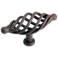 thumbnail image 1 of Century Hardware Saxon Collection 3-1/2" Wrought Iron Appliance Oval Knob - Natural Rust, 1 of 3