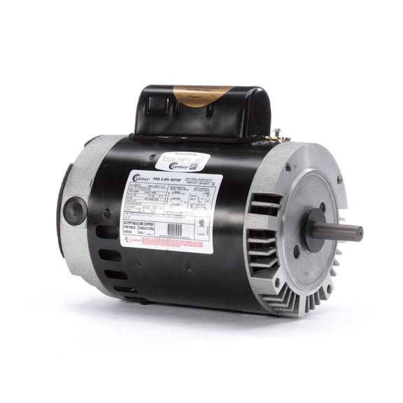 Century B970 Electric Motor 1/2-.06 HP 3450/1725 Rpm 1PH 115 Volt 56C Frame