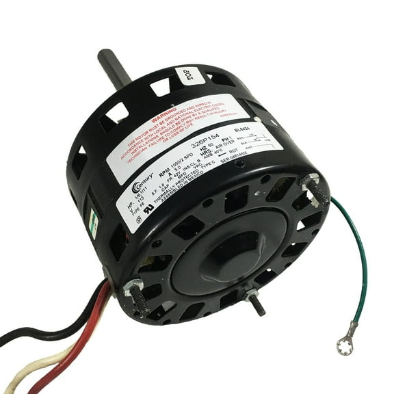 Century BL6424 Motor 4 7/8" DIA 1/8-1/11 HP 1050 RPM 2 Speed 115V