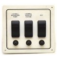 thumbnail image 1 of Century Boat Switch Panel DAS-000100 | 6 x 5 1/2 Inch Aluminum White, 1 of 4