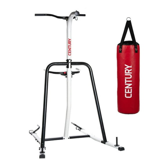 Century Brave 70 Pound Hanging Heavy Bag and Fitness Training Station Hanging System Combo