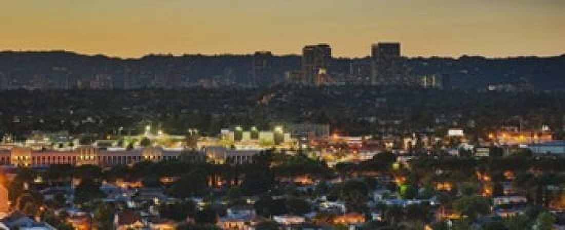 Century City Culver City Los Angeles County California USA Canvas Art - Panoramic Images (15 x 6)