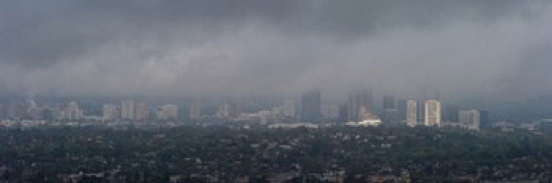 Century City Wilshire Corridor Los Angeles California USA Canvas Art - Panoramic Images (36 x 12)