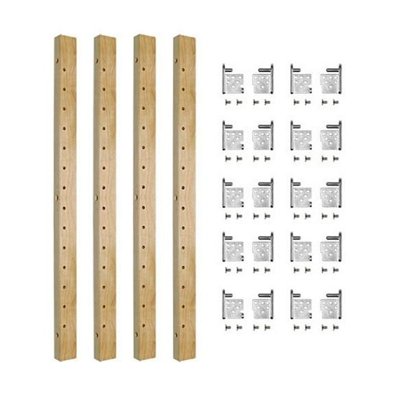 Century Components XB550W X Bracket Pilaster Kit 2-1/2" X 58-9/16" (Slides and drawers NOT included)