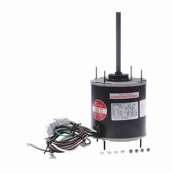 Century Condenser Fan Motor,1/2 HP,1075 rpm,1-Ph FEH1056SU