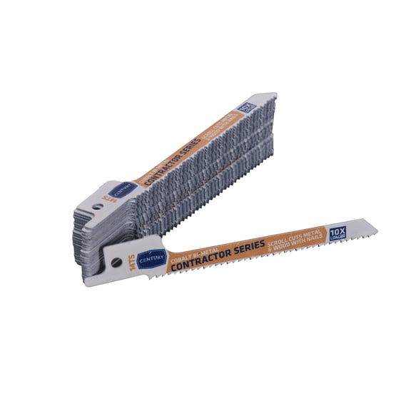 Century Drill & Tool 7702 4" Reciprocating Saw Blade, 14TS, 25 Pack