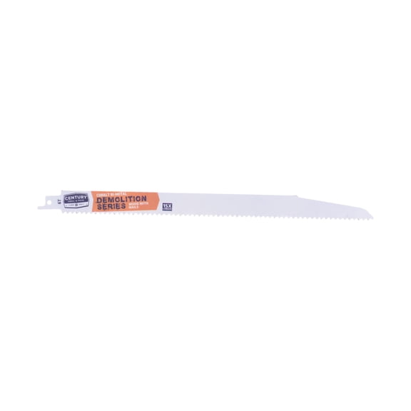 Century Drill & Tool 7789 12" Demolition Series Recip Saw Blade, 6T, 25