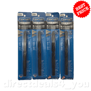 Century Drill & Tool 24728 7/16" Black Oxide Drill Bit Pack of 4