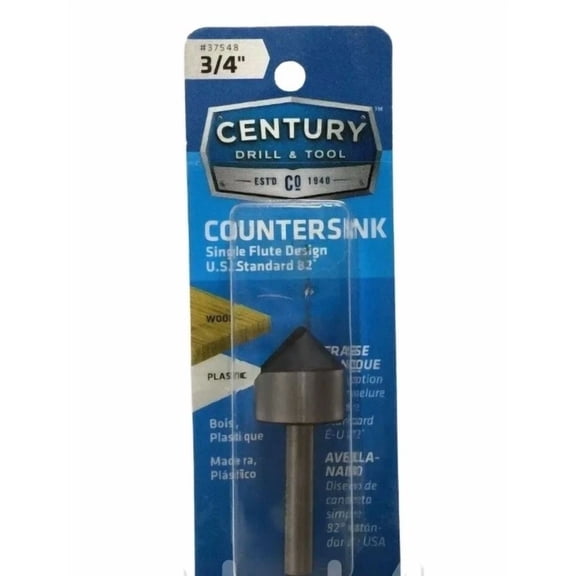 Century Drill & Tool 3/4" Countersink 37548