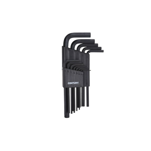 Century Drill & Tool 64313 Long Arm SAE Hex Set, 13 Piece
