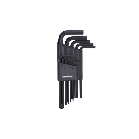 Century Drill & Tool 64313 Long Arm SAE Hex Set, 13 Piece