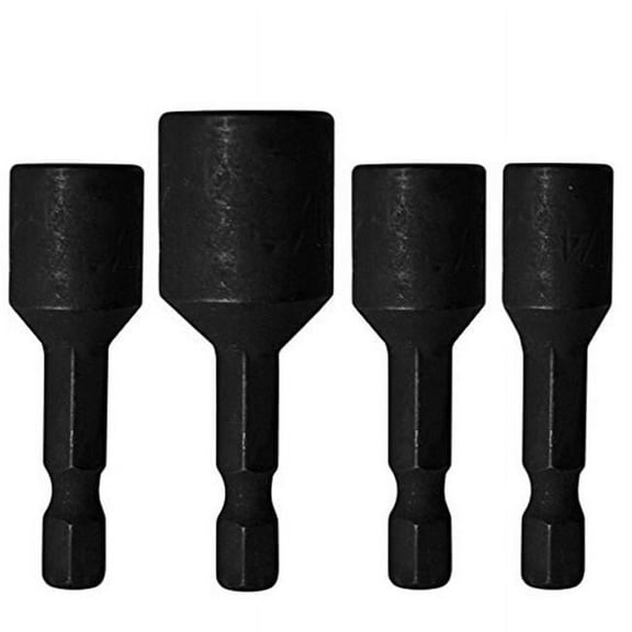 Century Drill & Tool 66804 Impact Pro Magnetic High Impact Nutsetters, 4-Piece