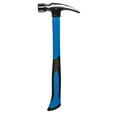 thumbnail image 1 of Century Drill & Tool 72244 Straight Claw Fiberglass Hammer, 16-Ounce, Blue, Black, Silver, 1 of 5