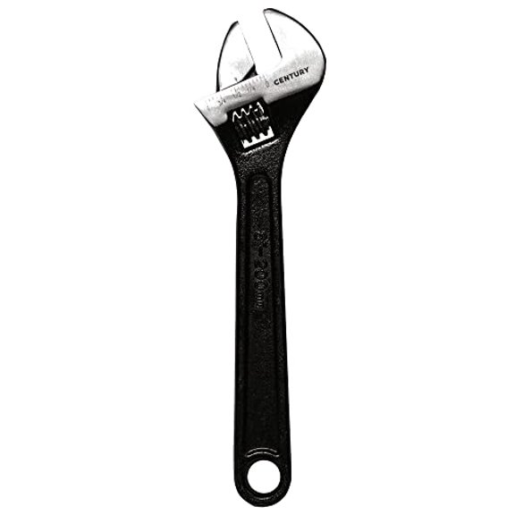 Century Drill & Tool 72624 Adjustable Wrench, 8"