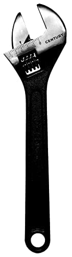 Century Drill & Tool 72625 Adjustable Wrench, 10"
