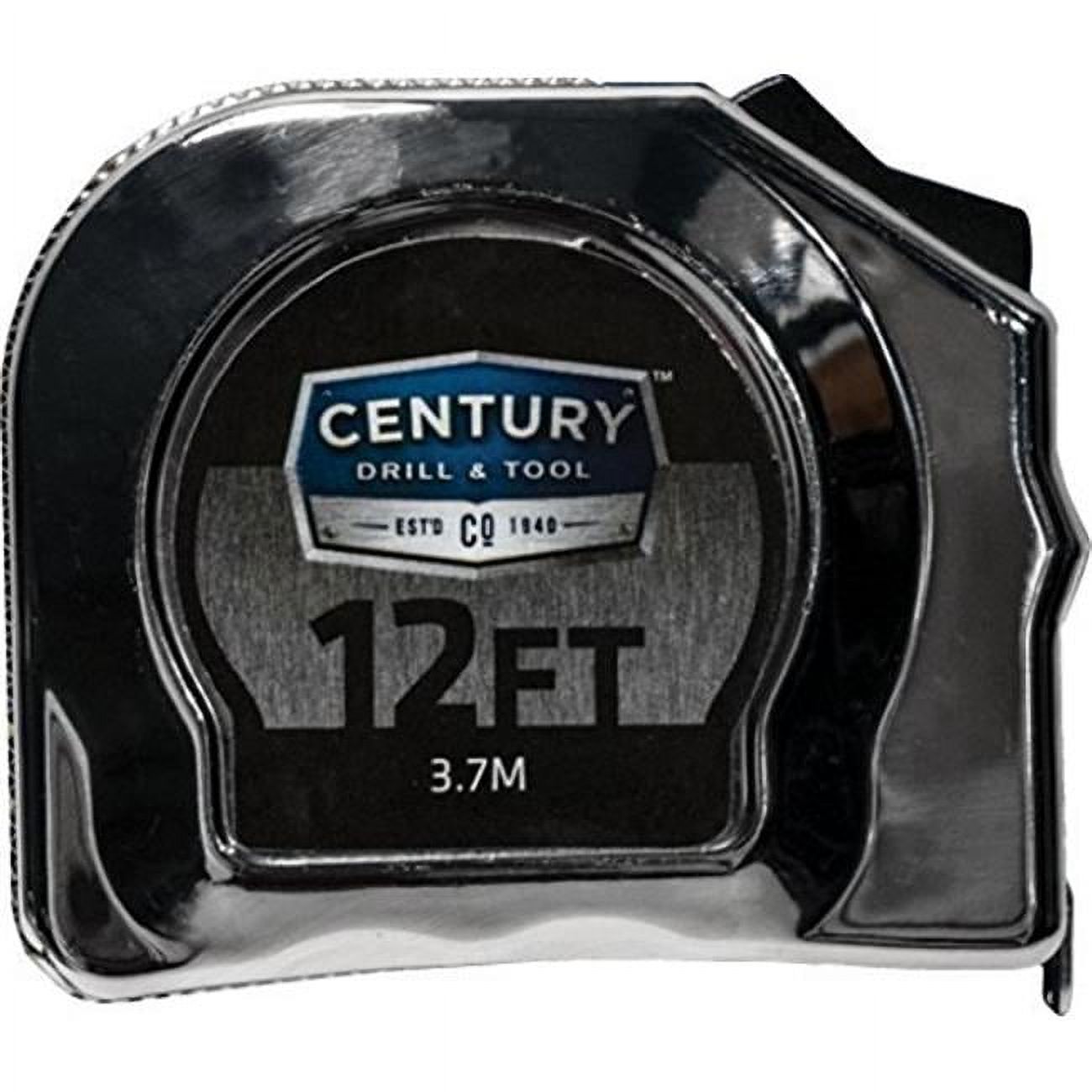 Century Drill & Tool 72806 Tape Measure, Chrome 12 ft. x 0.5 in