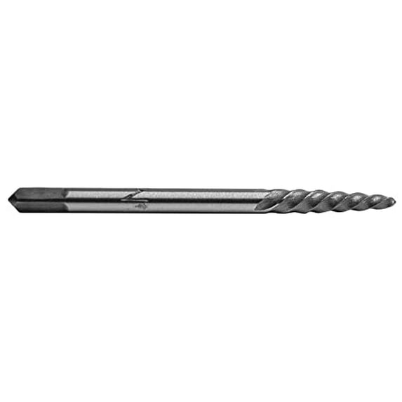 Century Drill & Tool 73402 Spiral Flute Screw Extractor, #2, gray