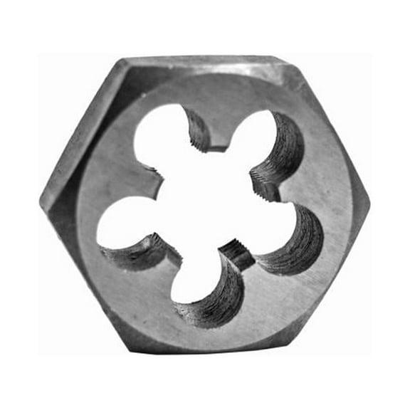 Century Drill & Tool 96209 Fractional Hex Die, 1/2-13 National Coarse, 1-In. - Quantity 2