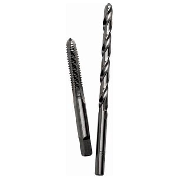 Century Drill & Tool 97410 Metric Plug Tap & Drill Set, 6.0 x 1.00mm, #9, 2-Pc. - Quantity 2
