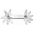 thumbnail image 1 of Century Drill & Tool 98402 Metric Pitch Gauge, 0.50-1.75mm - Quantity 2, 1 of 1