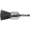 thumbnail image 1 of Century Drill & Tool 76203 3/4" Crimped .0118 Wire End Brush Hex Shank, 1 of 2