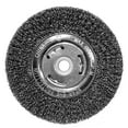 thumbnail image 1 of Century Drill & Tool 76854 5" Coarse Crimped Wide Face Bench Grinder Wire Wheel, 1/2"-5/8" Universal Arbor, 6,000 RPM – Ideal for Cleaning, 1 of 2