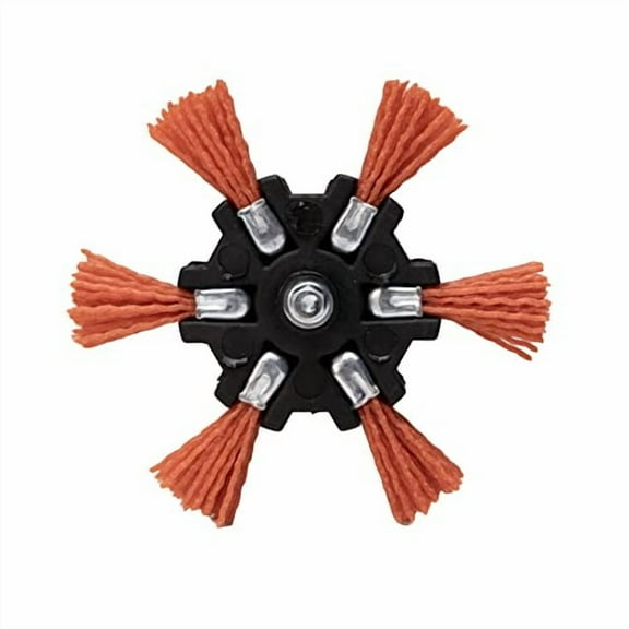 Century Drill and Tool 77341 Coarse Nylon Flap Brush, 4-Inch (80 Grit)