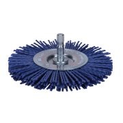 Century Drill & Tool 77443 Nylon Abrasive Radial Brush, 4", Fine