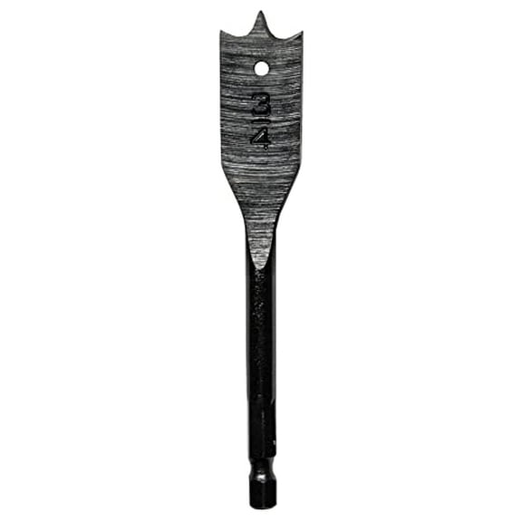 Century Drill & Tool 36248 Lazer Spade Bit, 3/4" Stubby Length