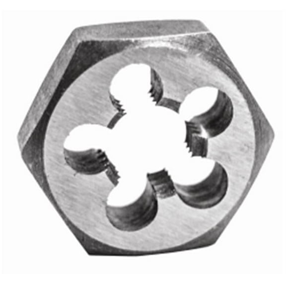 Century Drill & Tool 95622 High Carbon Steel Metric Hexagon Die, 14x1.50