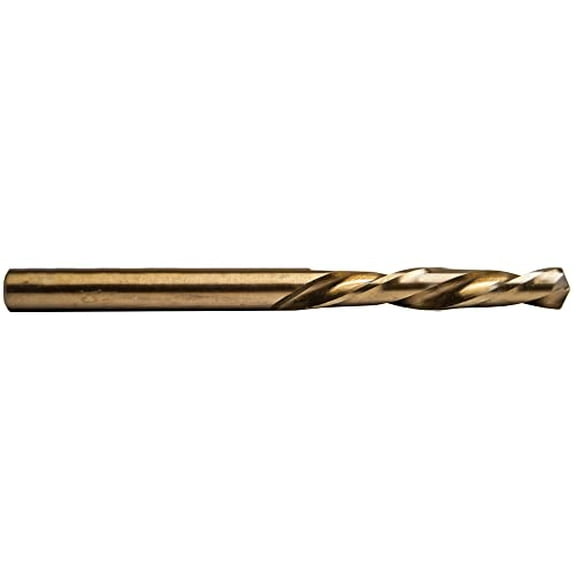 Century Drill & Tool 74112 Left Hand Cobalt Stub Drill Bit, 3/16"