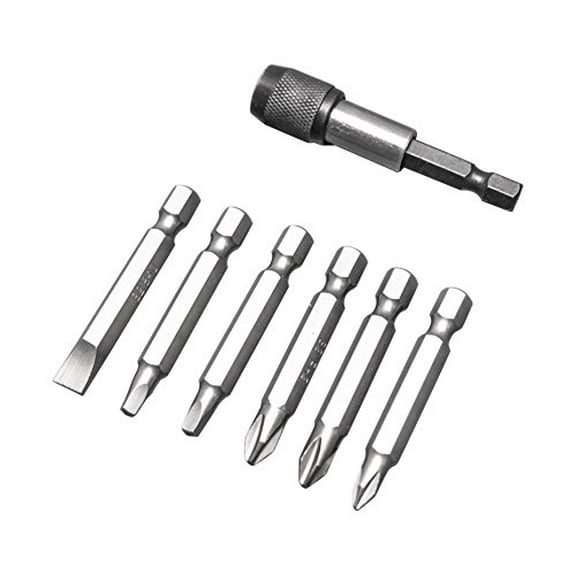 Century Drill & Tool 68107 Premium S2 Quick Change Screwdriving Set (7 Piece)