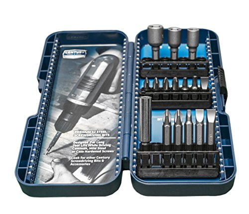 Century Drill & Tool 69016 16 Piece Screwdriver Bit Set