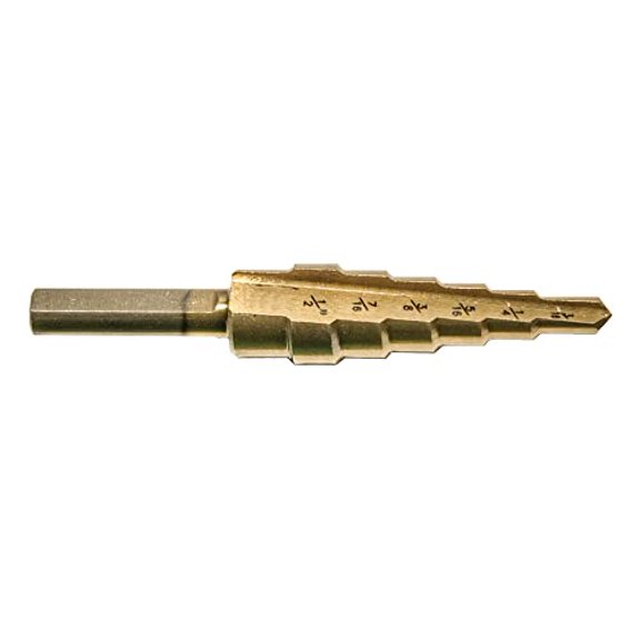 Century Drill & Tool 27204 Step Drill #2, 3/16" - 1/2"