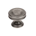 thumbnail image 1 of Belvedere 1-3/8" diameter zinc die cast knob in Regent Silver, 1 of 2