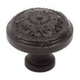 thumbnail image 1 of Georgian - Premium Solid Brass, Knob, 1-1/4" dia. Oil Rubbed Bronze, 1 of 3