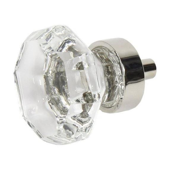 Century Hardware Glamour Transparent Faceted Crystal Knob